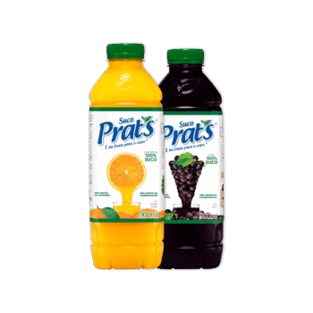 Suco de Laranja 900ml + Suco de Uva 900ml