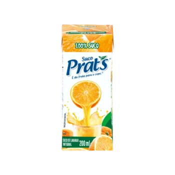 Suco De Laranja Integral Caixinha 200ml Prats